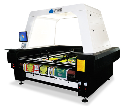 天津雙軌異步數(shù)碼印花激光切割機(jī)